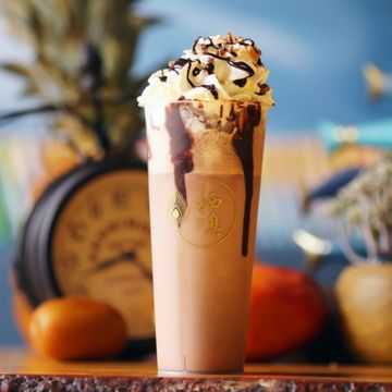 Bubble Frappé au chocolat, chantilly et coulis de chocolat