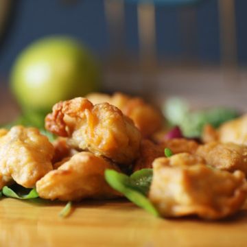 Morceaux de poulet croustillant